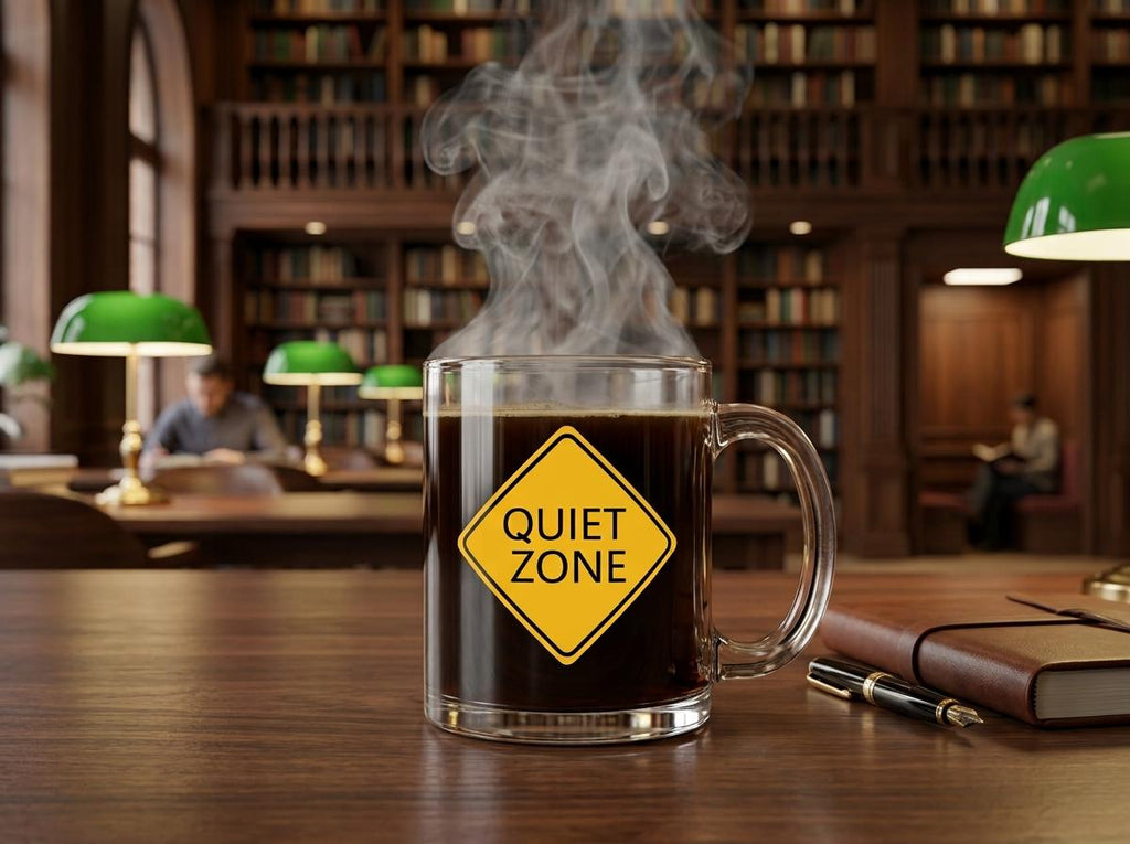 12 oz Glass Mug - Funny gift for teachers, friends, librarians