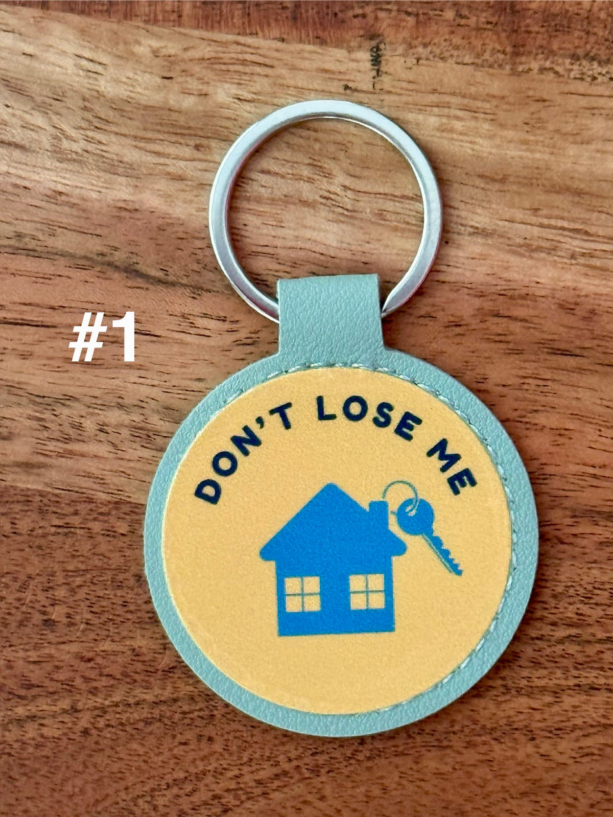 Faux Leather Keychain – UV DTF Graphics, Scratch-Proof, Colorful Gift and Stocking Stuffer Idea