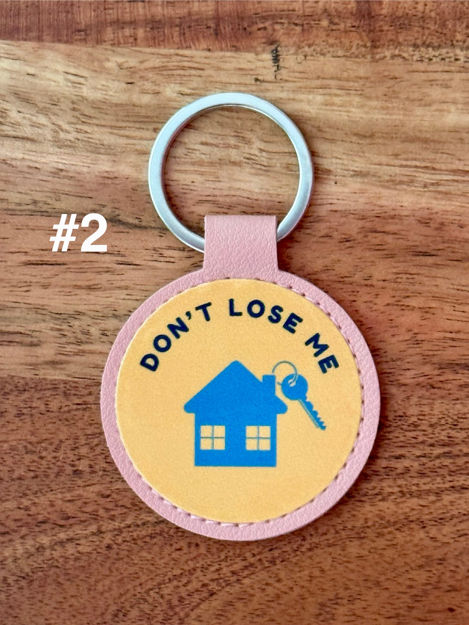 Faux Leather Keychain – UV DTF Graphics, Scratch-Proof, Colorful Gift and Stocking Stuffer Idea