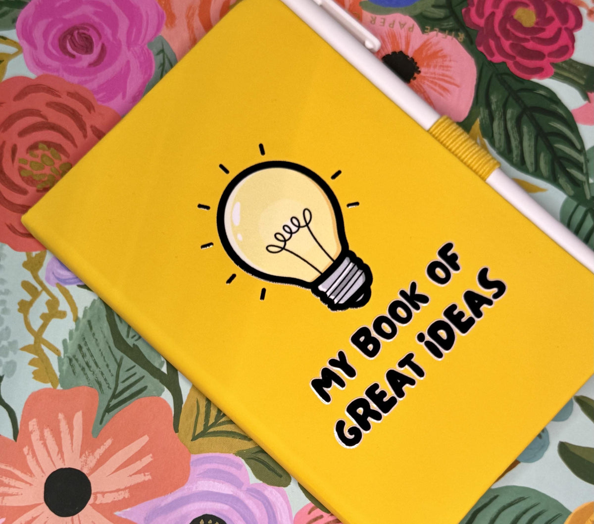 Positivity Hardcover Notebook and Pen Set – Vegan Leather Journal, Idea Book