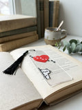 Cat lover - Acrylic Bookmark with UV DTF Design, Tassel & Beads