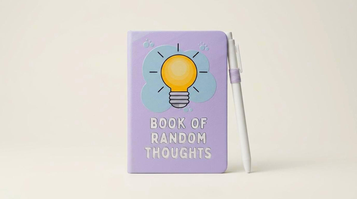 Fun hardcover notebook and pen - Girly Stationery - Gifts for her - Pastel colors