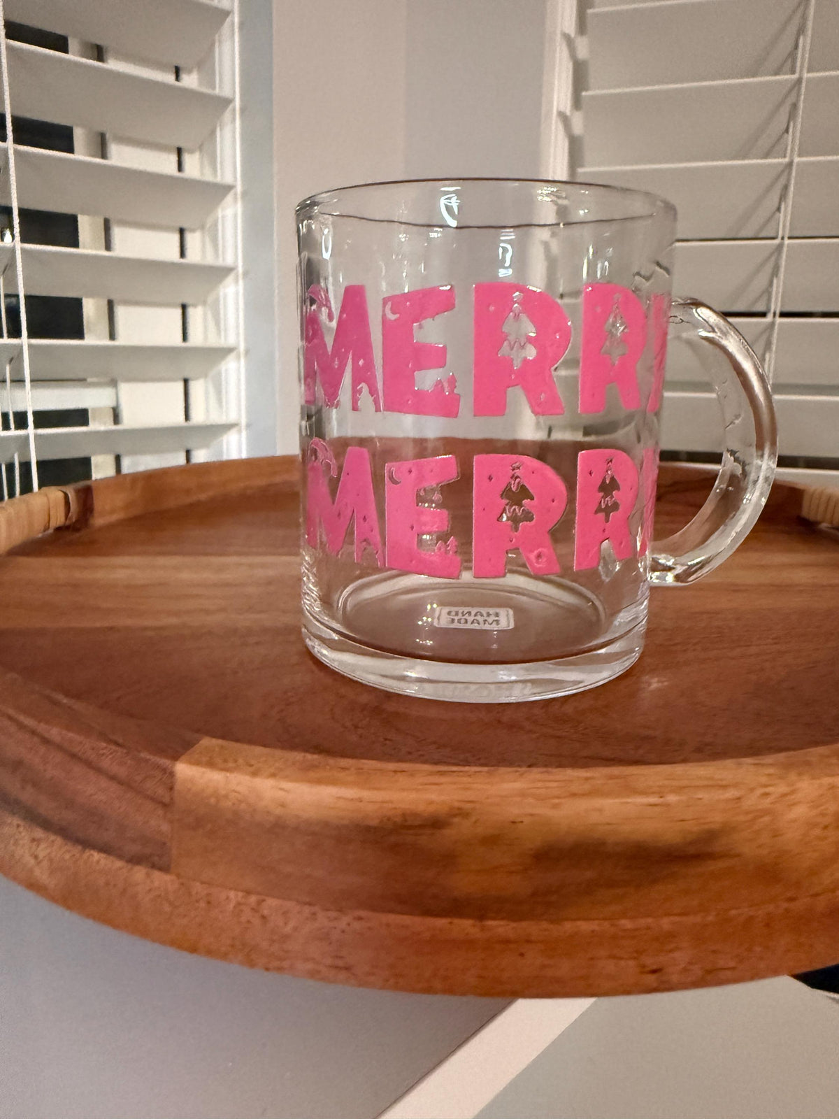 12 oz Glass Holiday Mug – Cozy Christmas Gift for Tea Lovers
