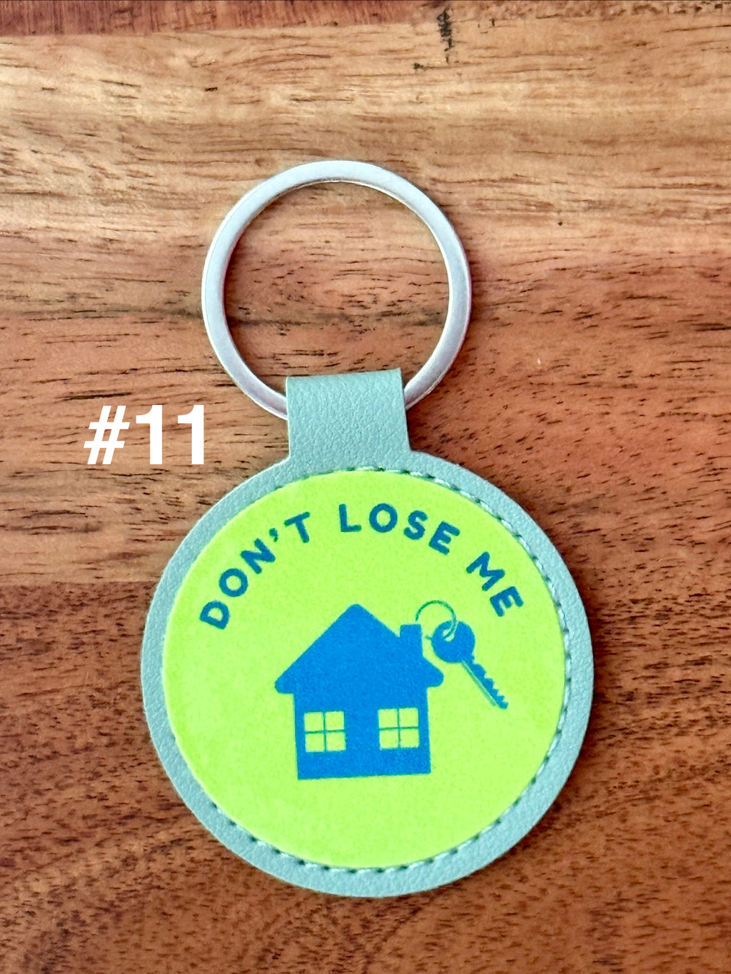 Faux Leather Keychain – UV DTF Graphics, Scratch-Proof, Colorful Gift and Stocking Stuffer Idea
