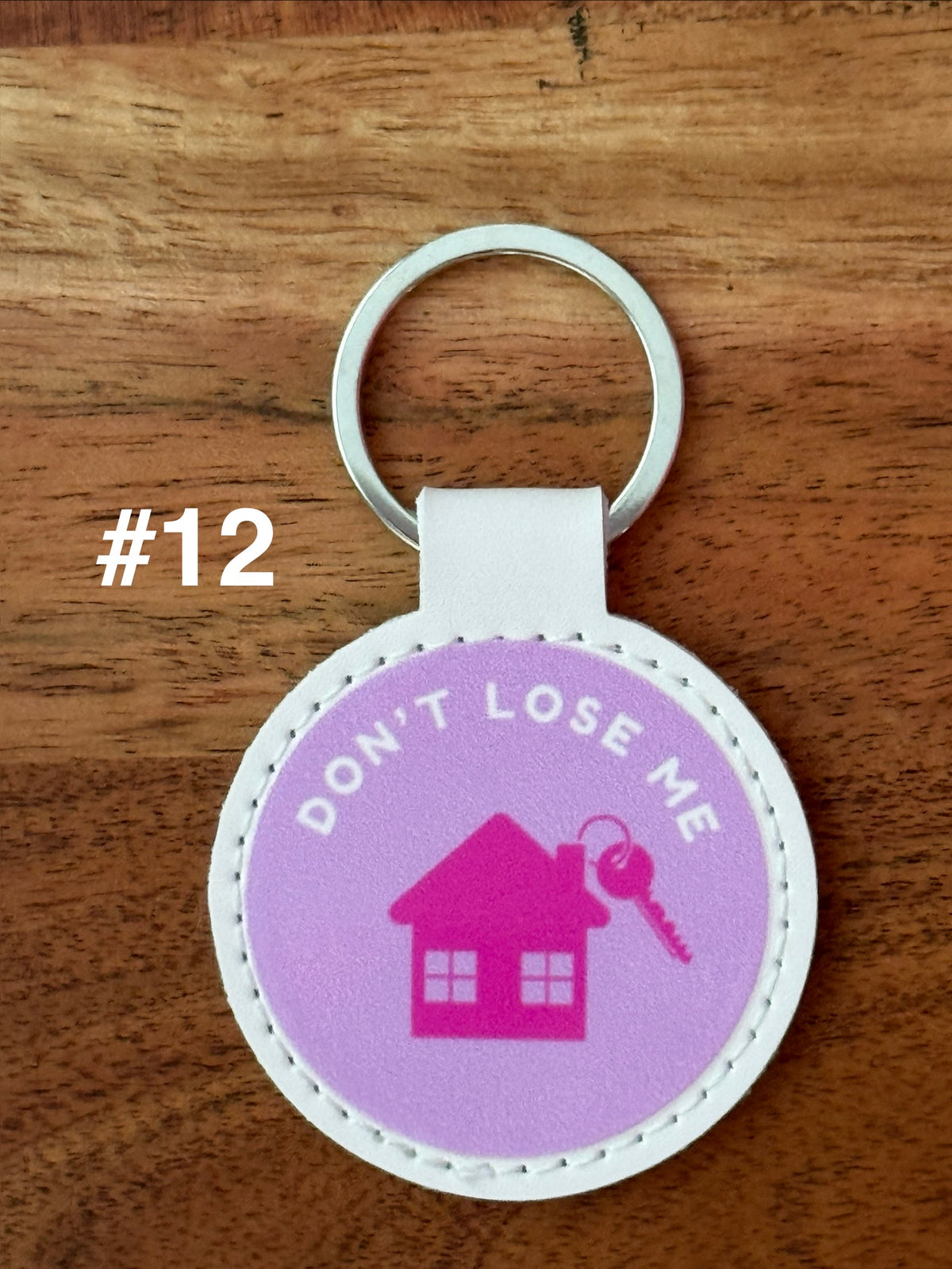 Faux Leather Keychain – UV DTF Graphics, Scratch-Proof, Colorful Gift and Stocking Stuffer Idea