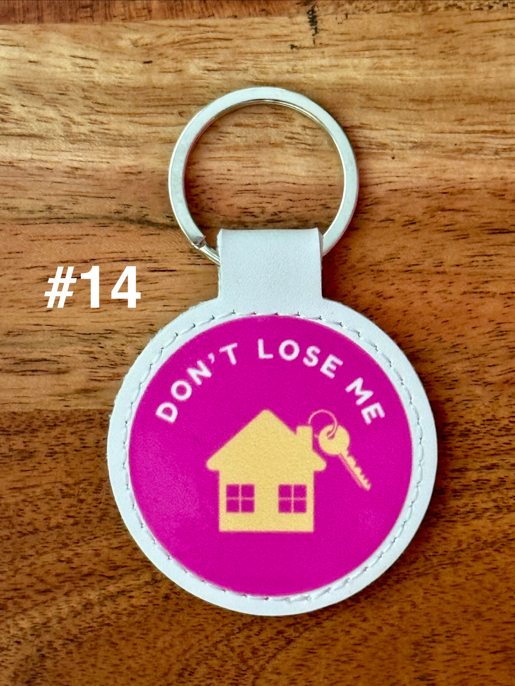Faux Leather Keychain – UV DTF Graphics, Scratch-Proof, Colorful Gift and Stocking Stuffer Idea