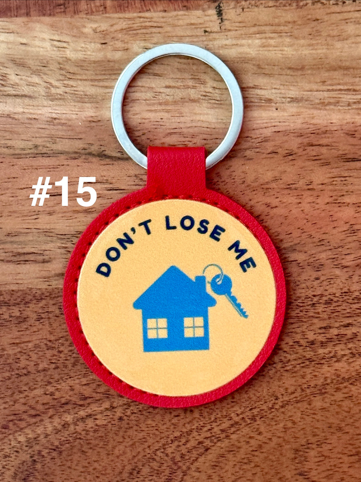 Faux Leather Keychain – UV DTF Graphics, Scratch-Proof, Colorful Gift and Stocking Stuffer Idea