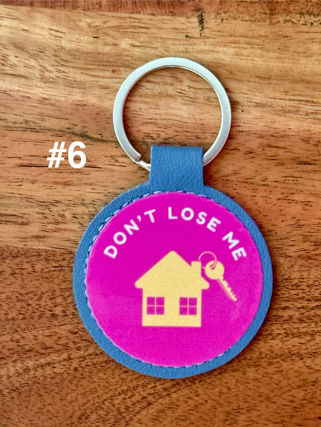 Faux Leather Keychain – UV DTF Graphics, Scratch-Proof, Colorful Gift and Stocking Stuffer Idea