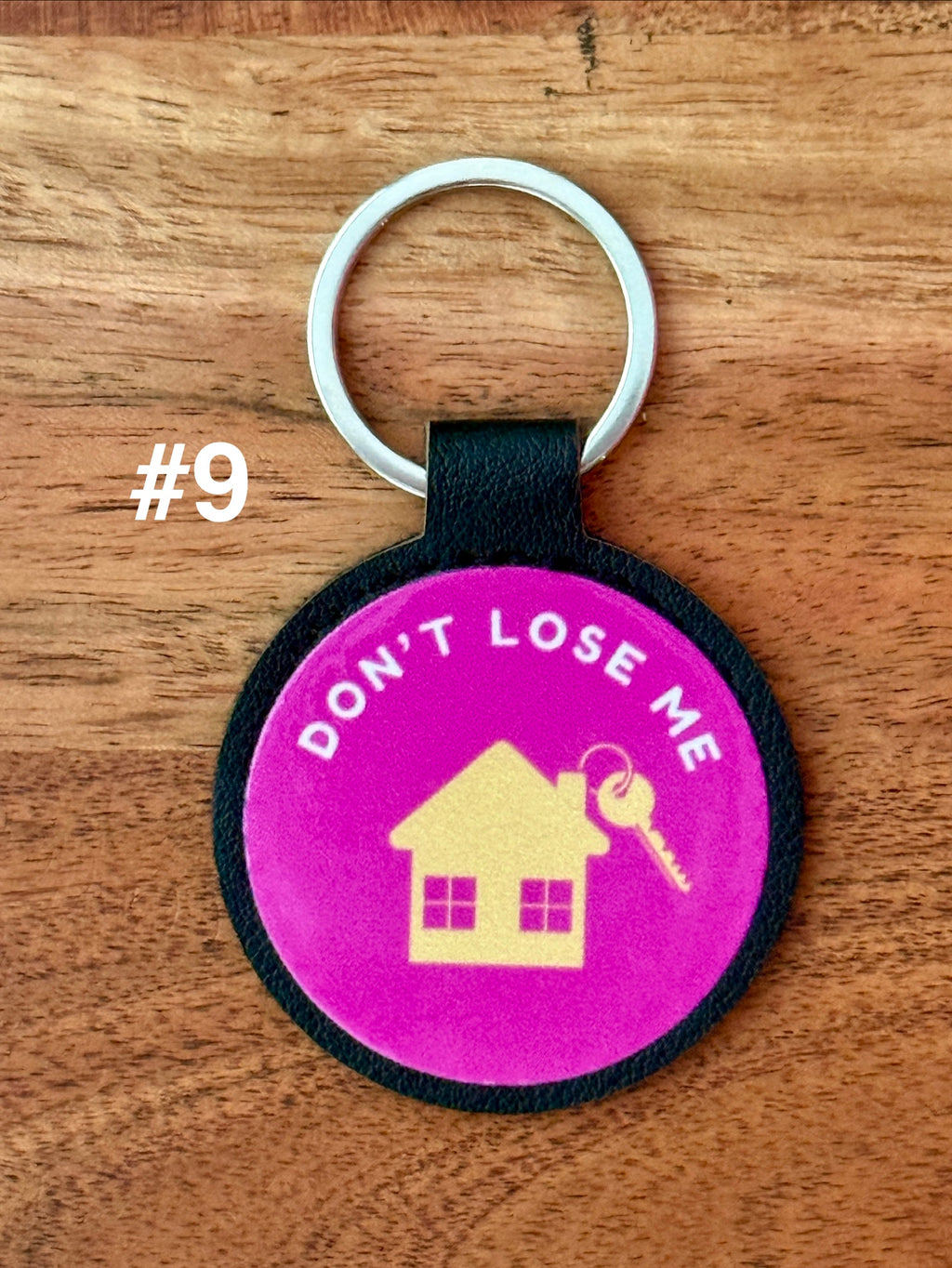 Faux Leather Keychain – UV DTF Graphics, Scratch-Proof, Colorful Gift and Stocking Stuffer Idea