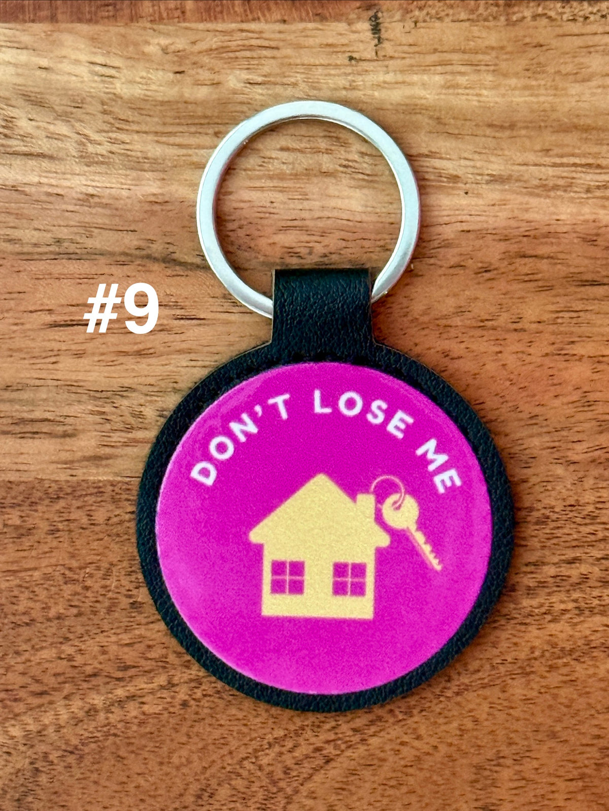 Faux Leather Keychain – UV DTF Graphics, Scratch-Proof, Colorful Gift and Stocking Stuffer Idea